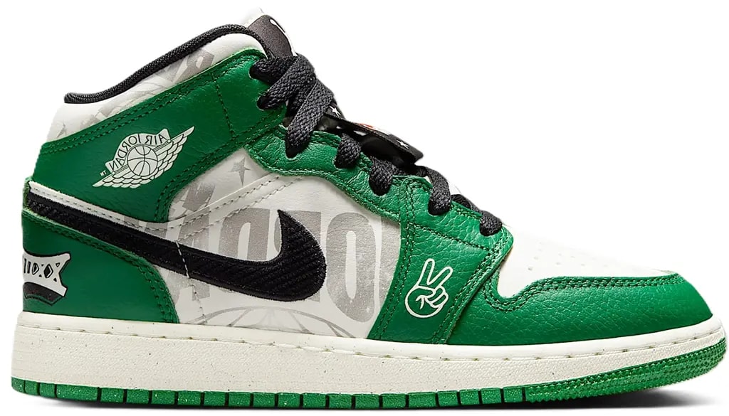 Giày Nike Air Jordan 1 Mid SE GS 'Overbranded' HF3200-300 — kich-thuoc: 37.5 Giày Nike Air Jordan 1 Mid SE GS 'Overbranded' HF3200-300 — kich-thuoc: 37.5