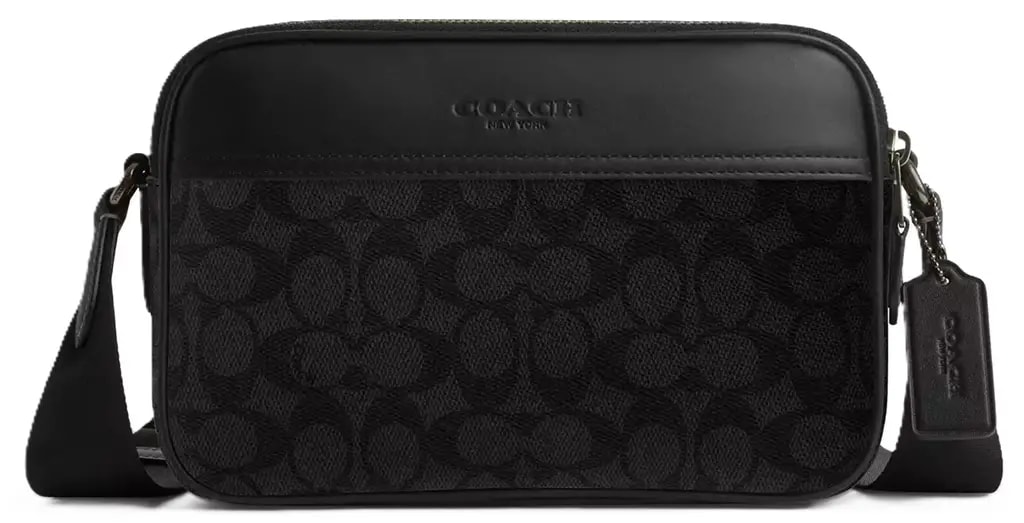 Túi Coach Graham Crossbody Bag In Signature Canvas 'Black' CV921 Túi Coach Graham Crossbody Bag In Signature Canvas 'Black' CV921