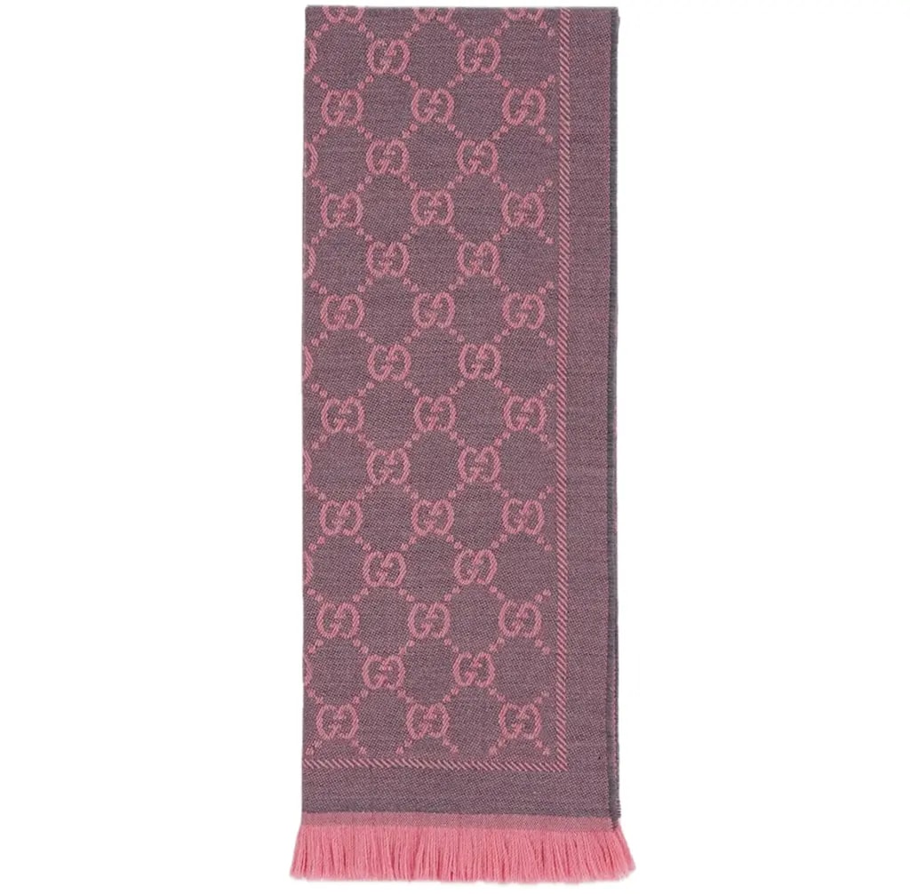 Khăn Gucci GG Wool Scarf 'Graphite' 133483-3G200-1272 Khăn Gucci GG Wool Scarf 'Graphite' 133483-3G200-1272
