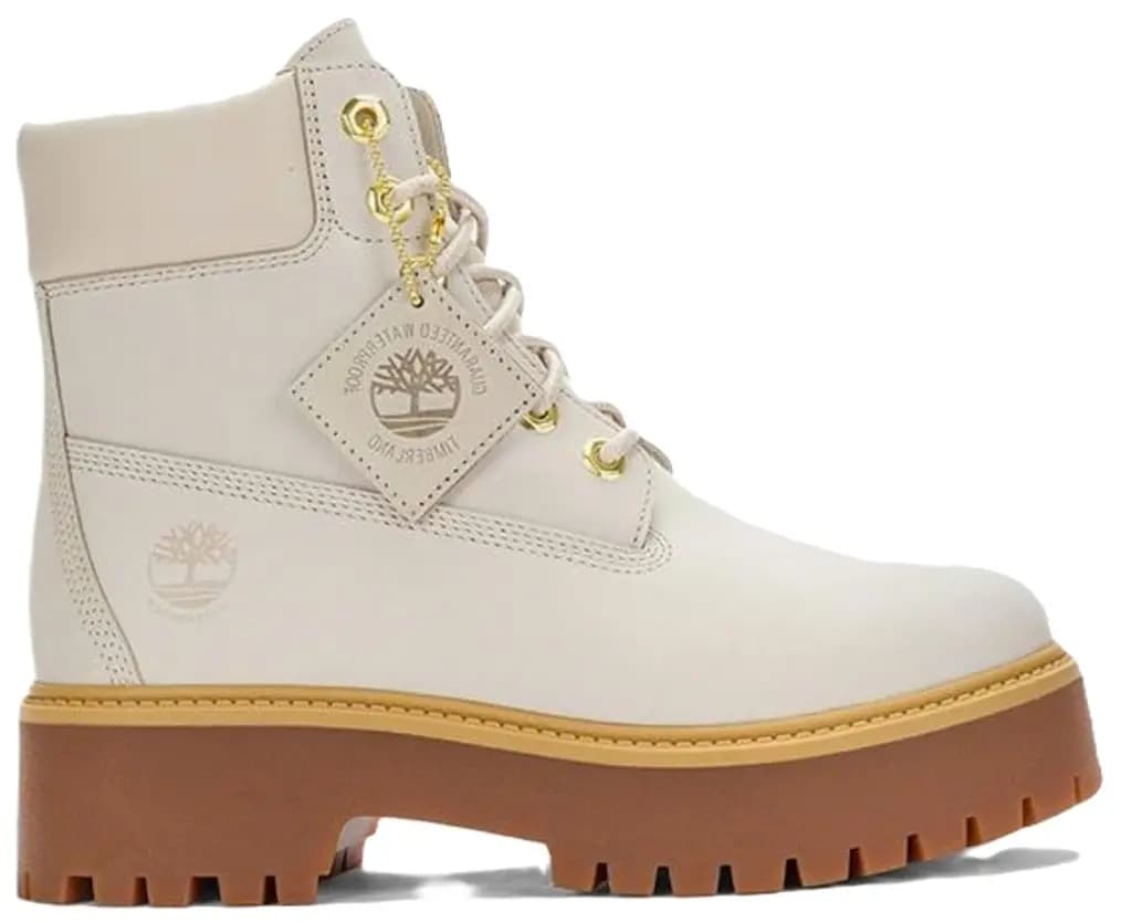 Giày Timberland Round Head Lace-Up 'Beige' A6AWZW Giày Timberland Round Head Lace-Up 'Beige' A6AWZW