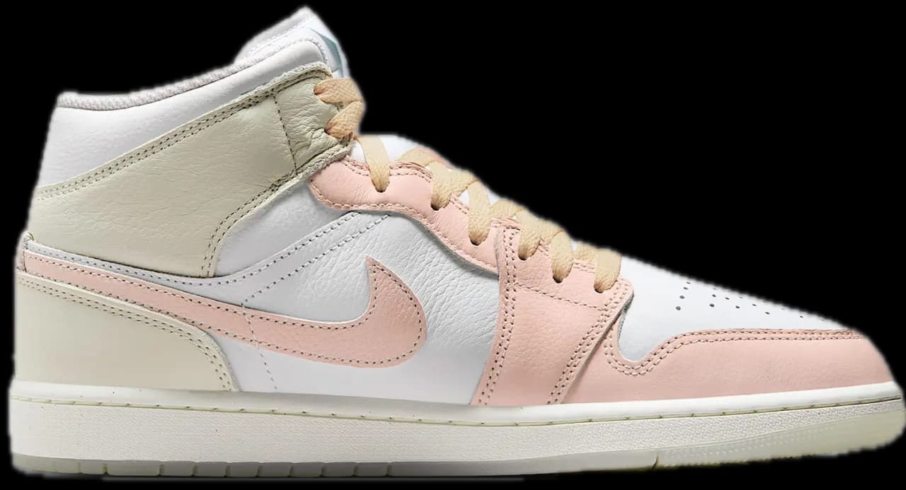 Giày Nike Air Jordan 1 Mid SE ‘White Peach’ HJ6654-100 Giày Nike Air Jordan 1 Mid SE ‘White Peach’ HJ6654-100