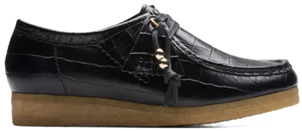 Giày Clarks Originals Wallabee Casual 'Black' 261740084 Giày Clarks Originals Wallabee Casual 'Black' 261740084