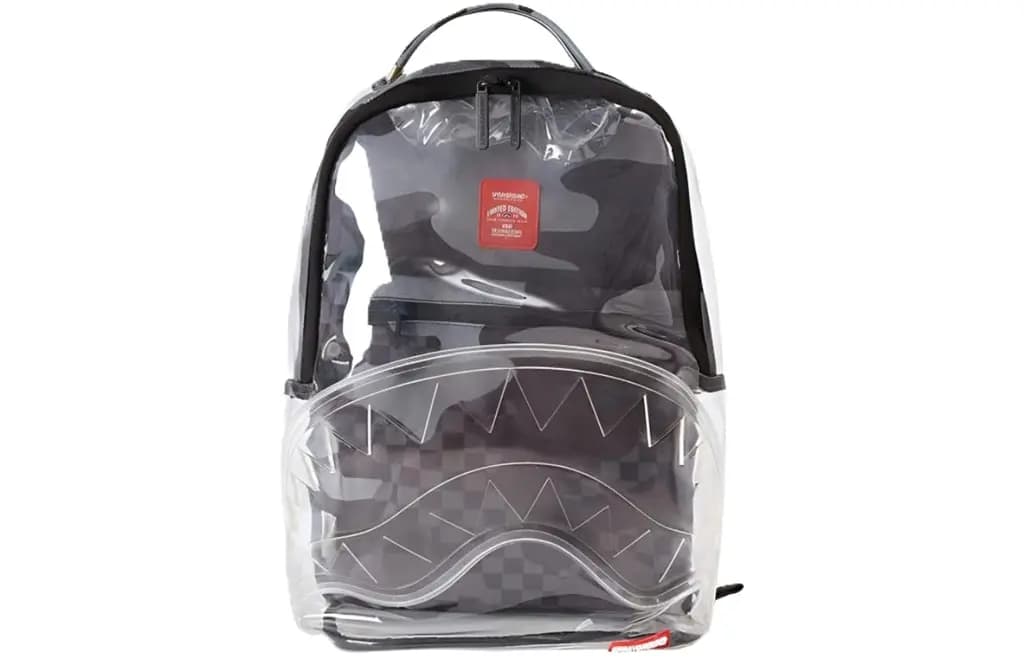 Balo Sprayground Shark Mouth 'Brown White Clear' W1035726 Balo Sprayground Shark Mouth 'Brown White Clear' W1035726