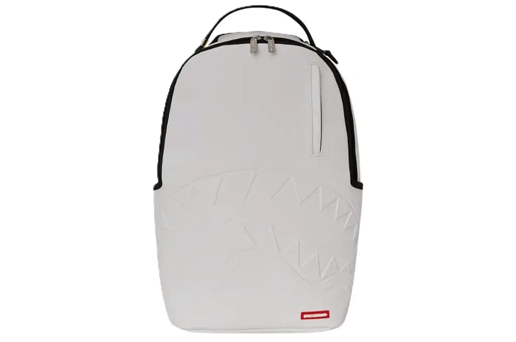 Balo Sprayground Shark Mouth Embossed 'White' W1115720 Balo Sprayground Shark Mouth Embossed 'White' W1115720
