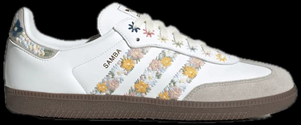 Giày Adidas Originals Samba Satin 'Cloud White' HQ5155 Giày Adidas Originals Samba Satin 'Cloud White' HQ5155