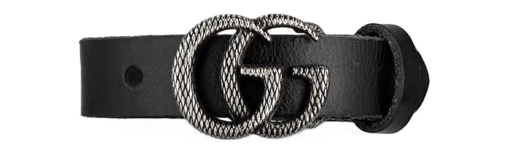 Vòng Tay Gucci Engraved Double G Leather Bracelet 'Black' 648702-J5244-9263 Vòng Tay Gucci Engraved Double G Leather Bracelet 'Black' 648702-J5244-9263