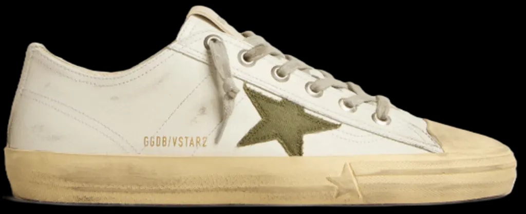 Giày Golden Goose V-Star 'White' GMF00129-F005295-10502 — kich-thuoc: 41 Giày Golden Goose V-Star 'White' GMF00129-F005295-10502 — kich-thuoc: 41