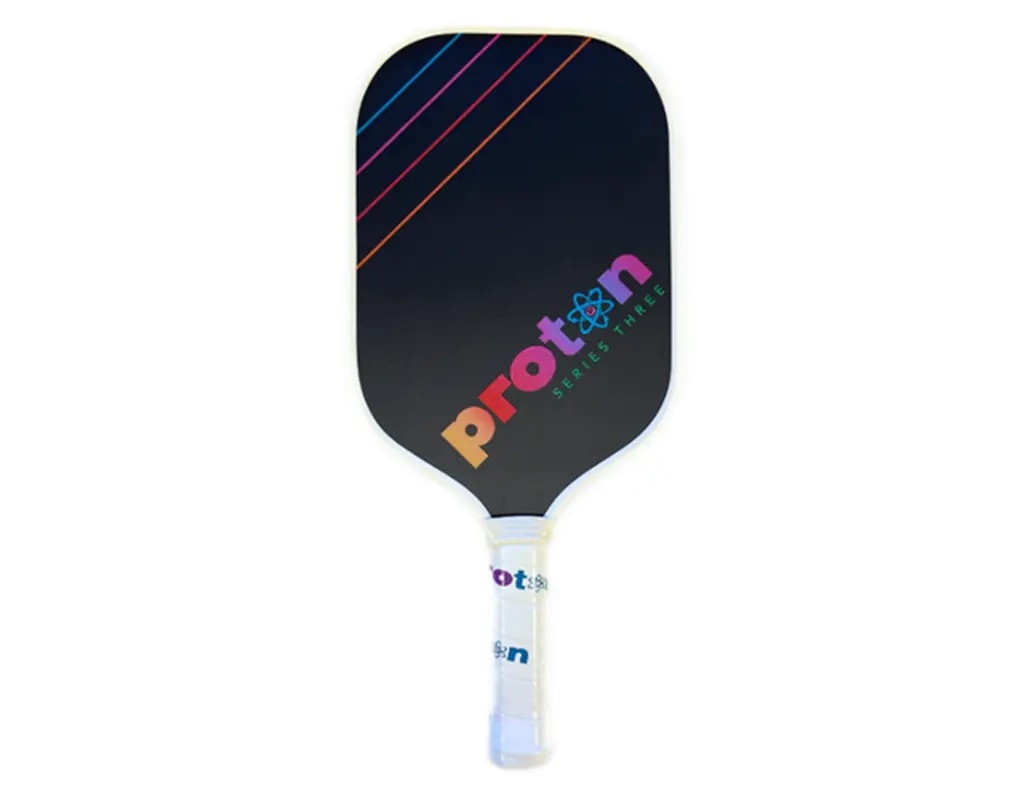 Vợt Pickleball Proton Series Three Raw Carbon 15mm 'Cream' Vợt Pickleball Proton Series Three Raw Carbon 15mm 'Cream'