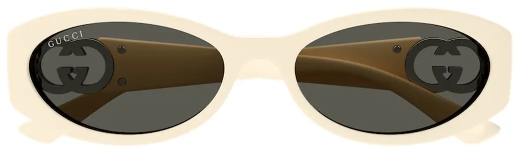 Kính Gucci Oval Sunglasses 'Cream' GG1660S-004 Kính Gucci Oval Sunglasses 'Cream' GG1660S-004