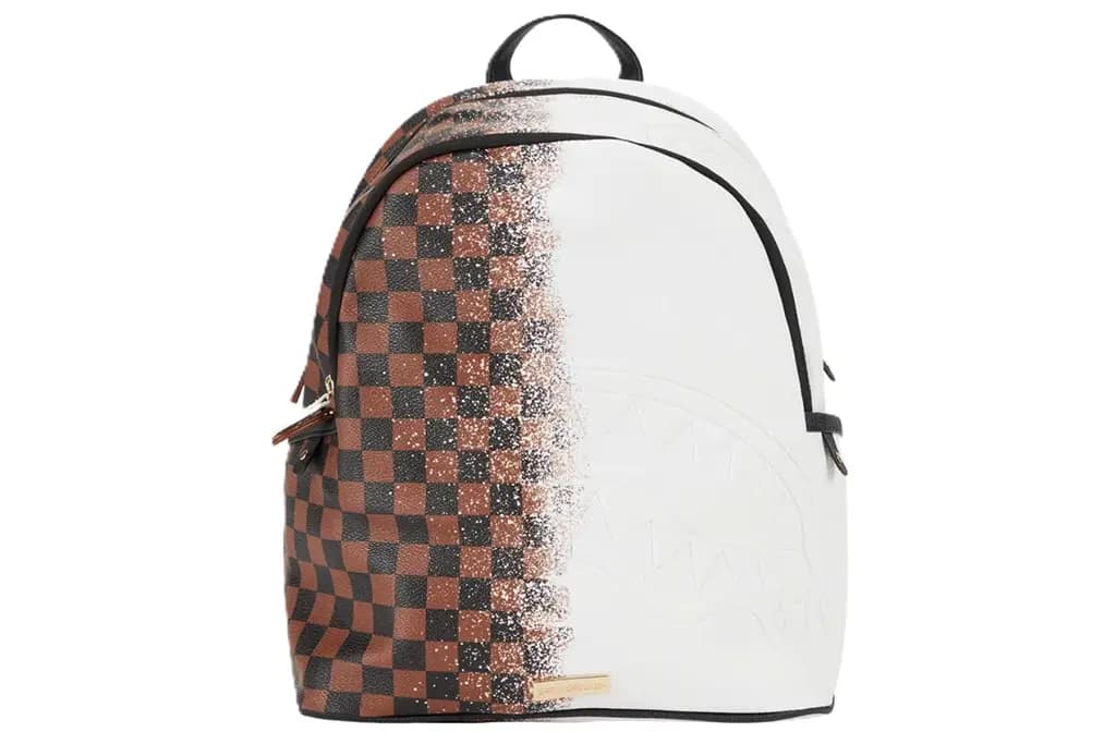 Balo Sprayground Shark Mouth Spray 'Brown White' W1045711 Balo Sprayground Shark Mouth Spray 'Brown White' W1045711
