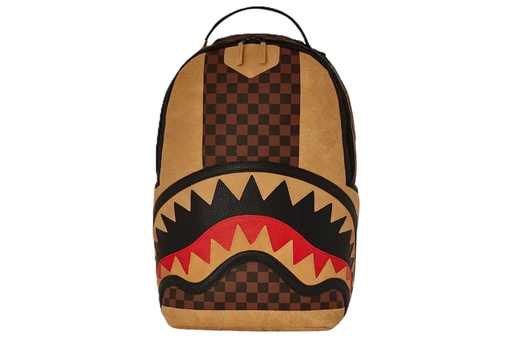 Balo Sprayground Shark Mouth 'Brown Gold' W1045723 Balo Sprayground Shark Mouth 'Brown Gold' W1045723