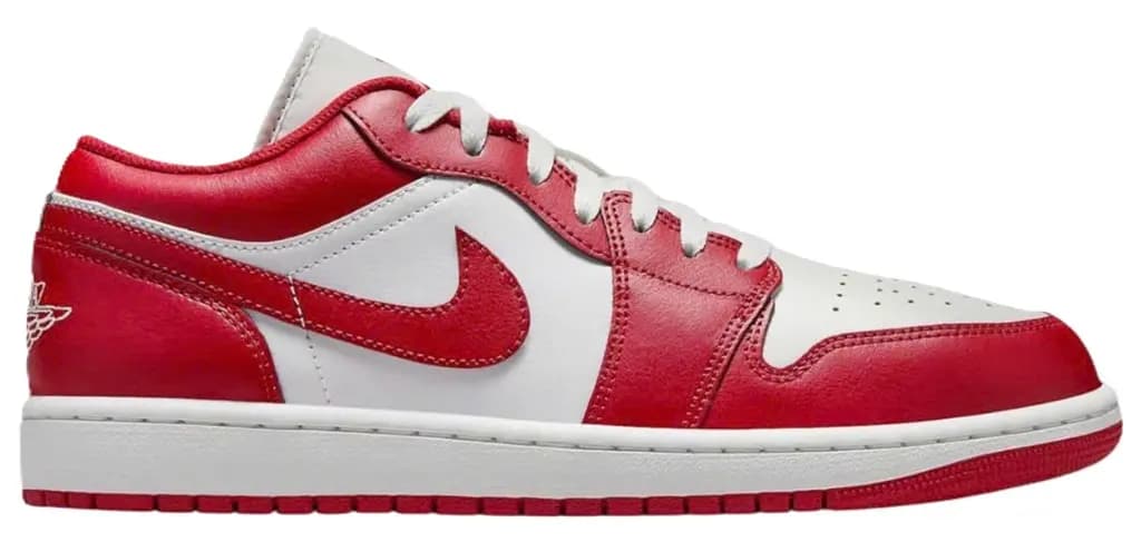 Giày Nike Air Jordan 1 Low 'Red White' 553558-166 Giày Nike Air Jordan 1 Low 'Red White' 553558-166