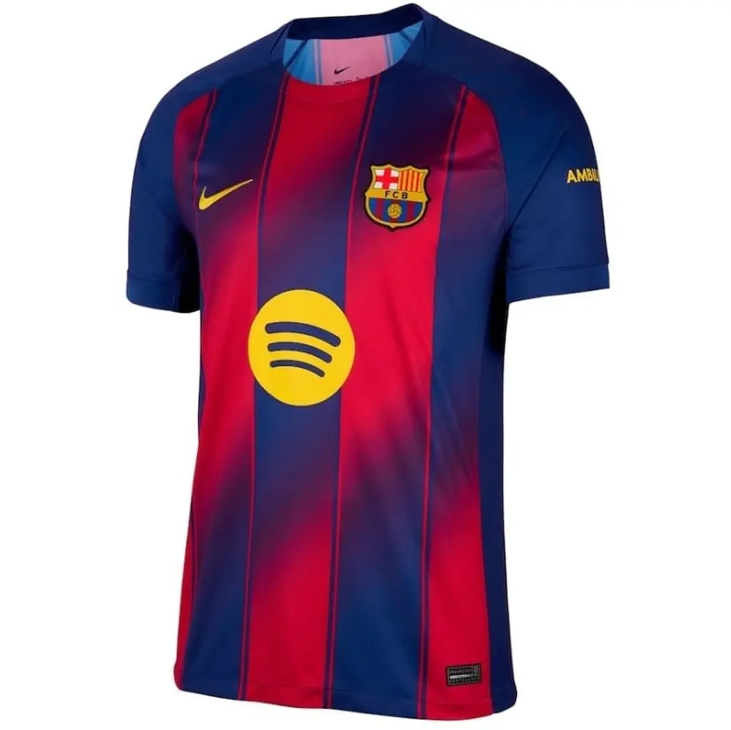 Áo Nike FC Barcelona 2025/26 Stadium Home 'Blue Red' HJ4590-456 — kich-thuoc: L Áo Nike FC Barcelona 2025/26 Stadium Home 'Blue Red' HJ4590-456 — kich-thuoc: L