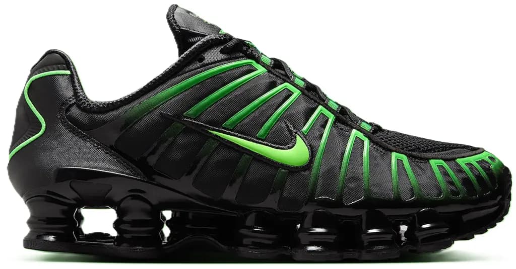 Giày Nike Shox TL 'Black Green Strike' AV3595-012 Giày Nike Shox TL 'Black Green Strike' AV3595-012