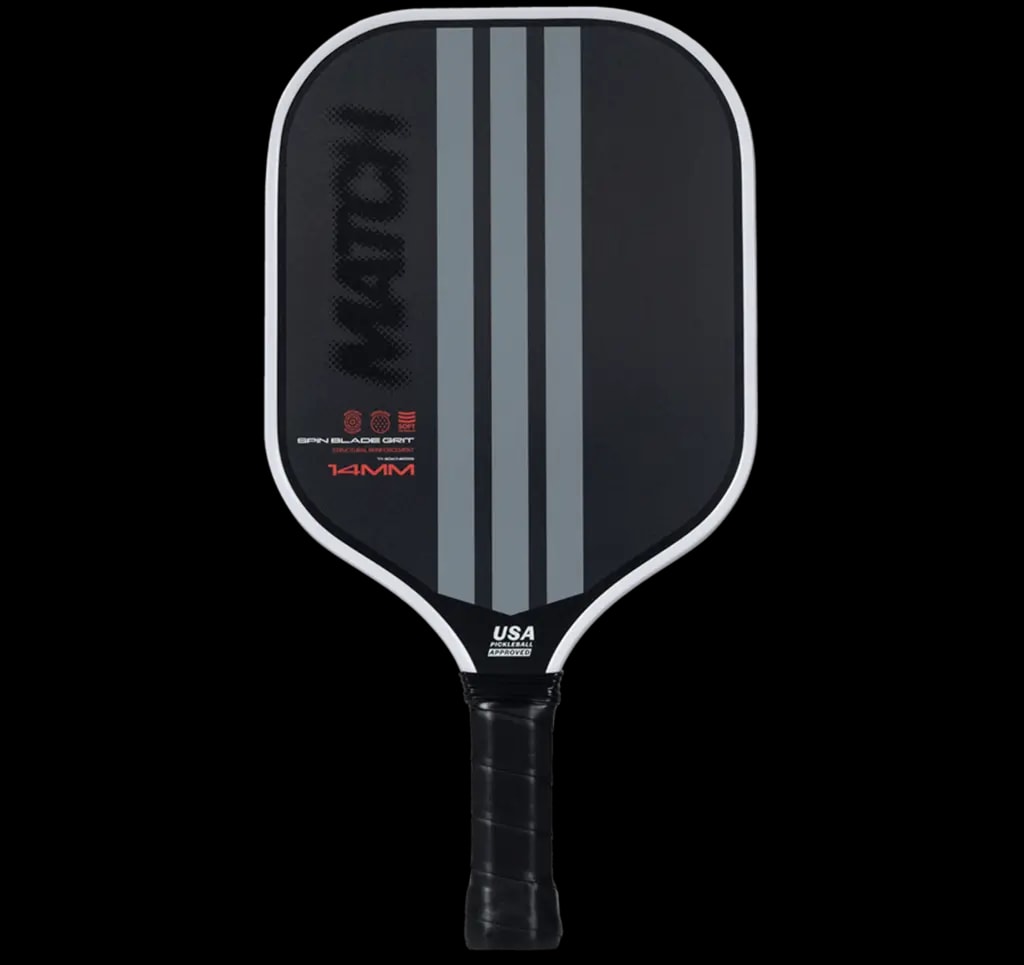 Vợt Pickleball Adidas Match 2025 Paddle 14 mm 'Black' Vợt Pickleball Adidas Match 2025 Paddle 14 mm 'Black'