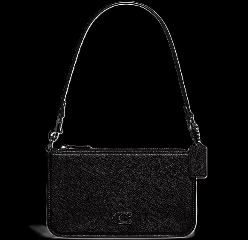 Túi Coach Pouch Signature Canvas Detail 'Black' CJ797-BLK Túi Coach Pouch Signature Canvas Detail 'Black' CJ797-BLK