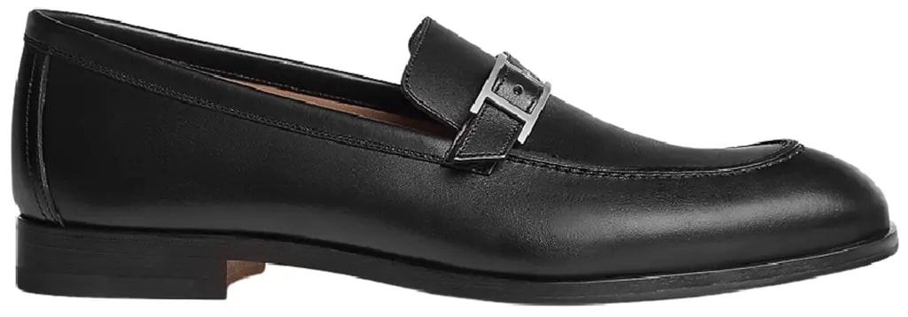 Giày Hermes Monterey Calfskin Loafer 'Black' H171435ZH02410 — kich-thuoc: 39.5 Giày Hermes Monterey Calfskin Loafer 'Black' H171435ZH02410 — kich-thuoc: 39.5