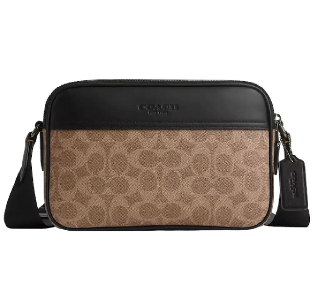 Túi Coach Graham Crossbody 'Tan Black' CV921-QBNRX Túi Coach Graham Crossbody 'Tan Black' CV921-QBNRX