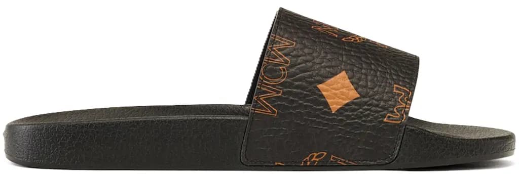 Dép MCM Maxi Visetos Slides 'Black Orange' MESDAMM01BK036 Dép MCM Maxi Visetos Slides 'Black Orange' MESDAMM01BK036