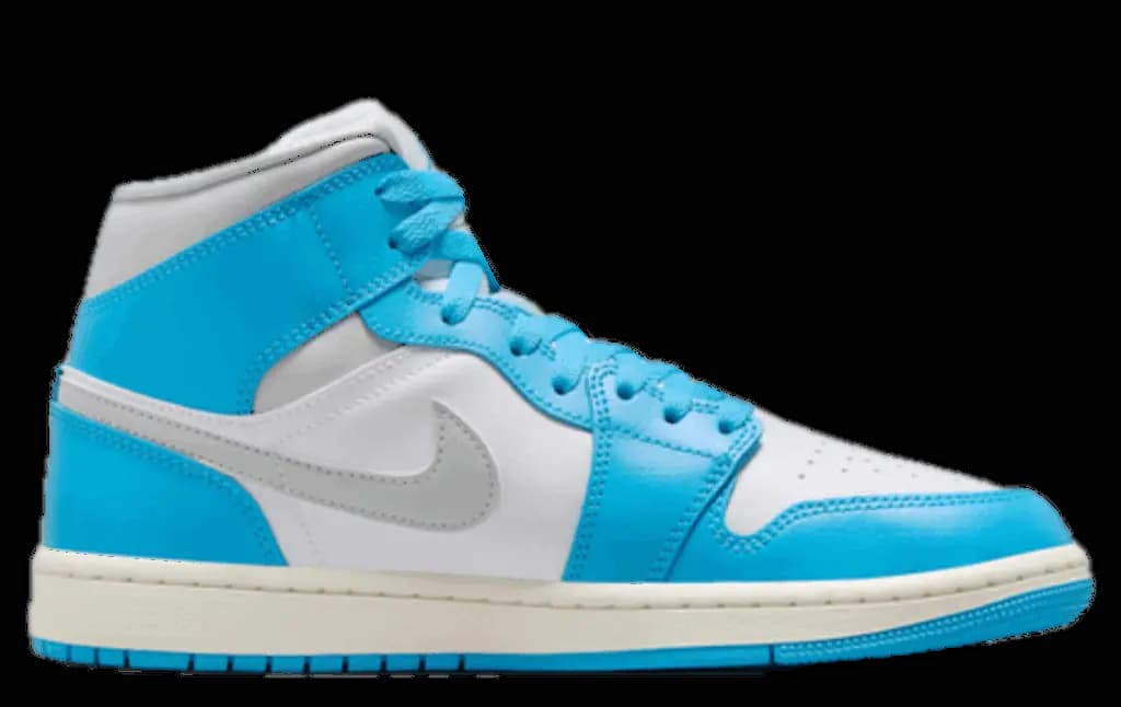 Giày Nike Air Jordan 1 Mid ‘Dark Powder Blue’ BQ6472-400 Giày Nike Air Jordan 1 Mid ‘Dark Powder Blue’ BQ6472-400