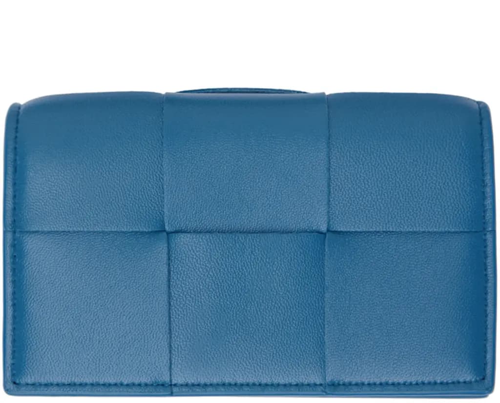 Ví Bottega Veneta Cassette 'Blue' 241798F037011 Ví Bottega Veneta Cassette 'Blue' 241798F037011