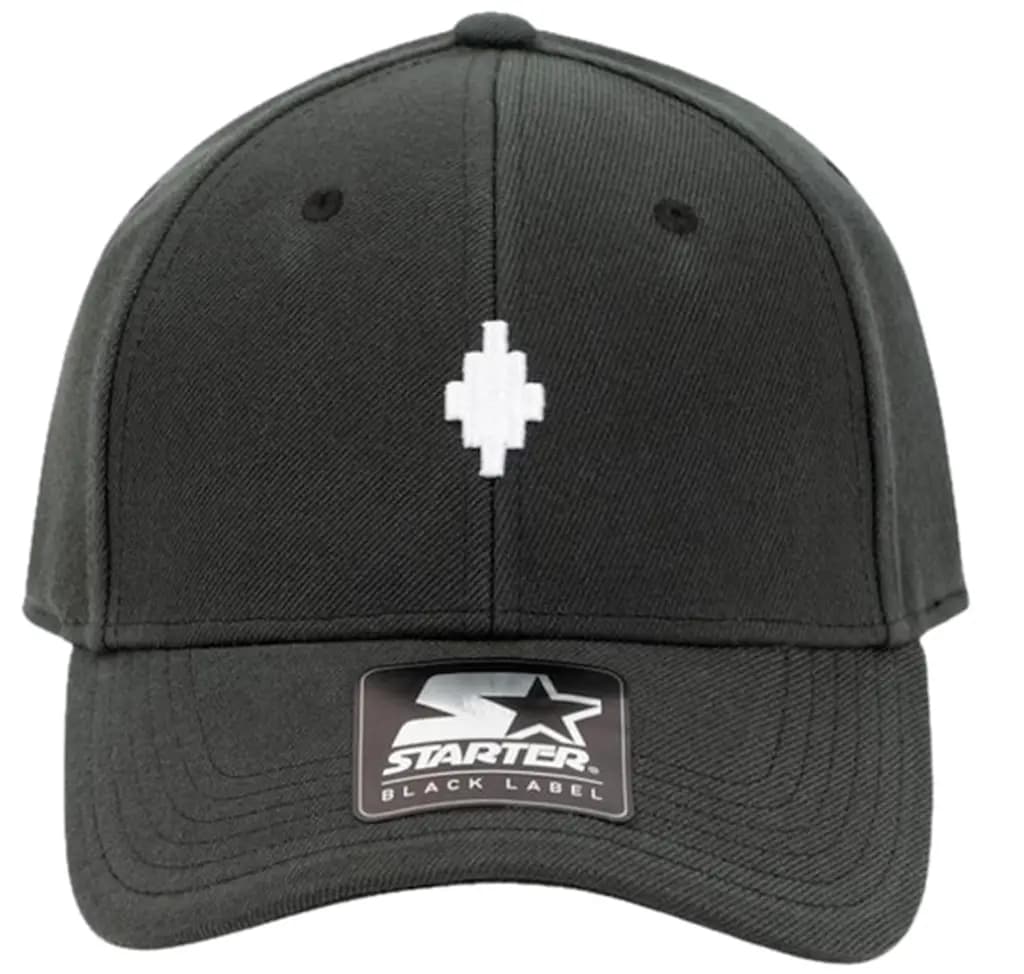 Mũ Marcelo Burlon Cappello Cap 'Black' CMLB008C99FAB0011001 Mũ Marcelo Burlon Cappello Cap 'Black' CMLB008C99FAB0011001