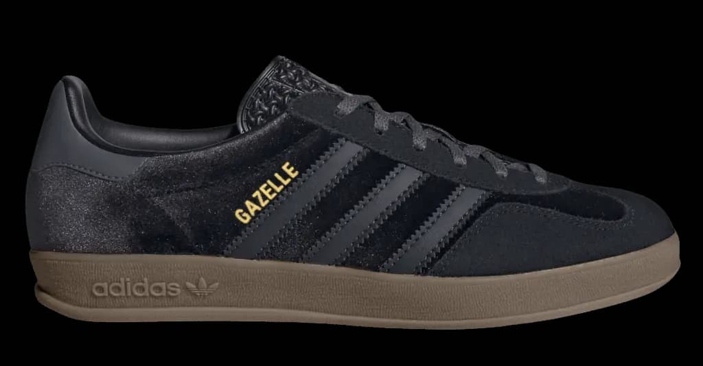 Giày Adidas Gazelle Indoor 'Black Velvet' JI2712 Giày Adidas Gazelle Indoor 'Black Velvet' JI2712