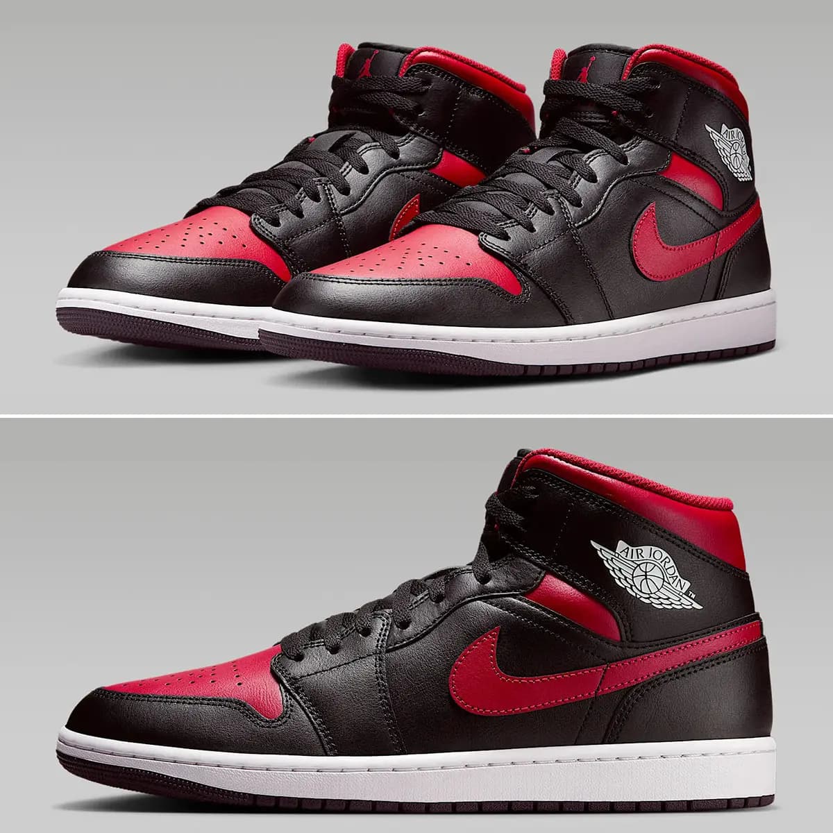 Chiêm ngưỡng Air Jordan 1 Mid "Black/Varsity Red" với diện mạo mới đầy cuốn hút Chiêm ngưỡng Air Jordan 1 Mid "Black/Varsity Red" với diện mạo mới đầy cuốn hút