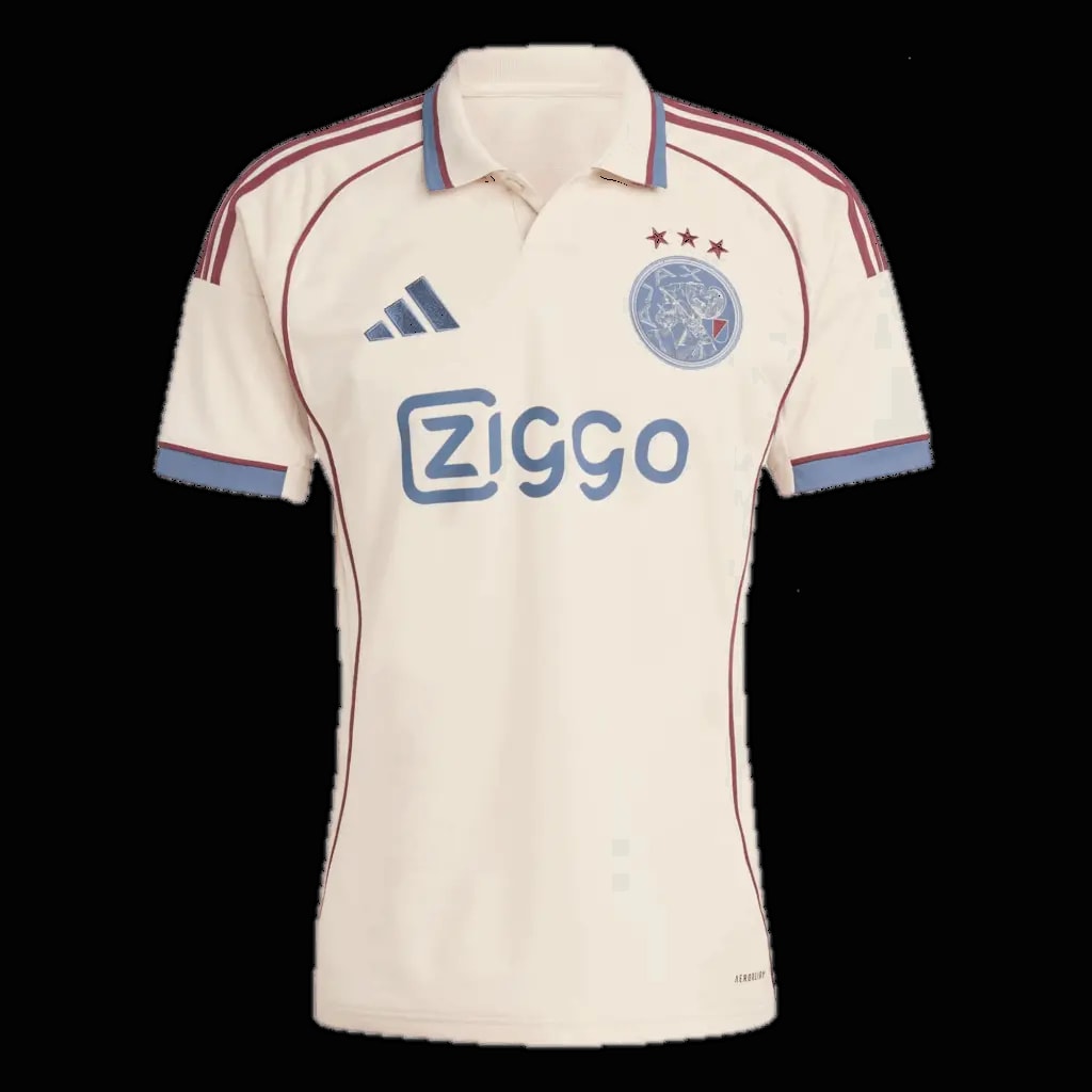 Áo Adidas Ajax Amsterdam SS25 25/26 'Ivory' JP1446 — kich-thuoc: L Áo Adidas Ajax Amsterdam SS25 25/26 'Ivory' JP1446 — kich-thuoc: L