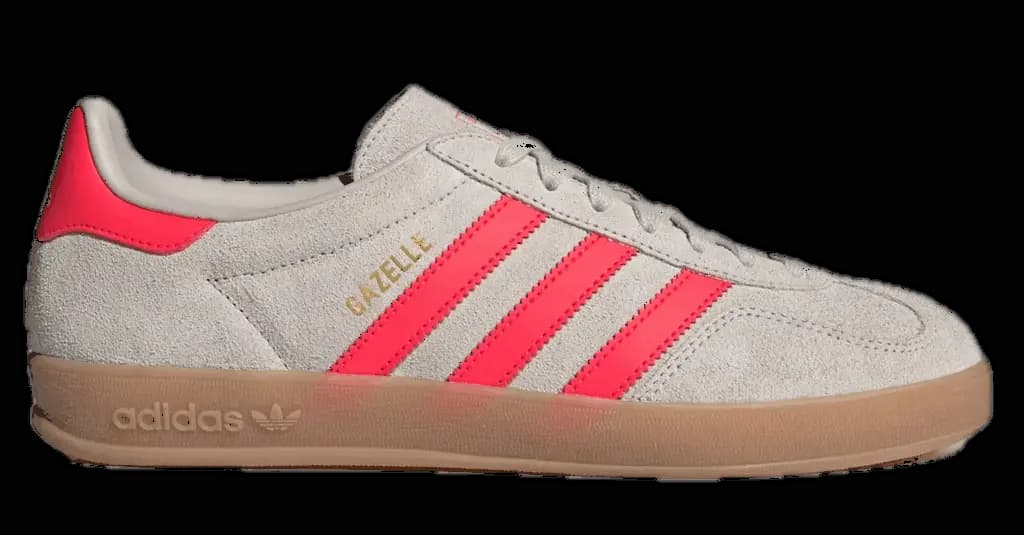 Giày Adidas Gazelle Indoor 'Beige Lucid Red' JR3840 Giày Adidas Gazelle Indoor 'Beige Lucid Red' JR3840