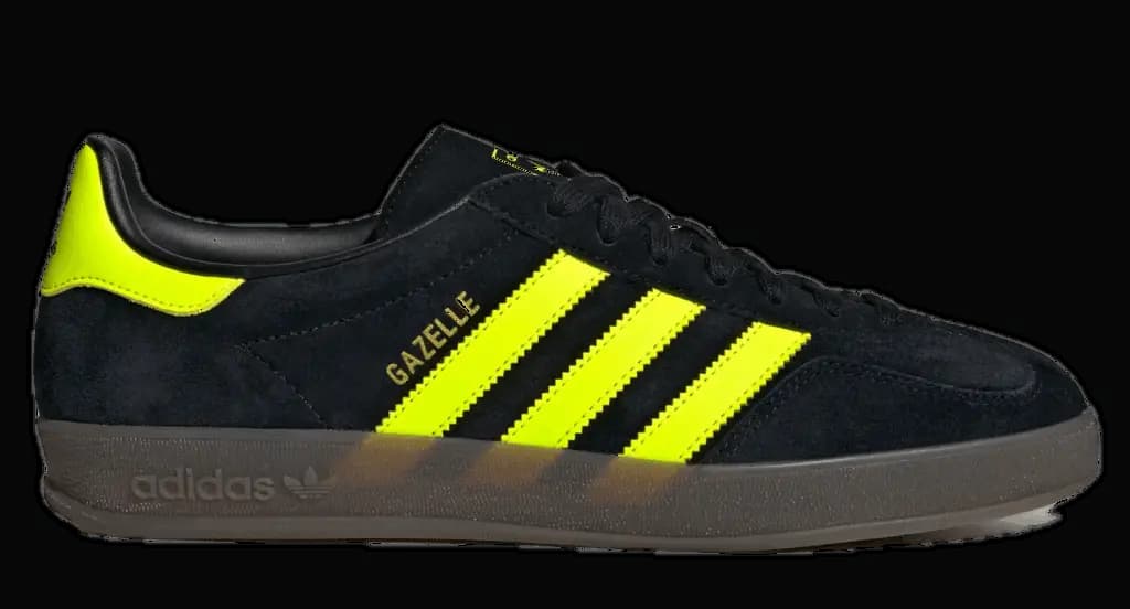 Giày Adidas Gazelle Indoor 'Core Black Solar Yellow' JR3841 Giày Adidas Gazelle Indoor 'Core Black Solar Yellow' JR3841