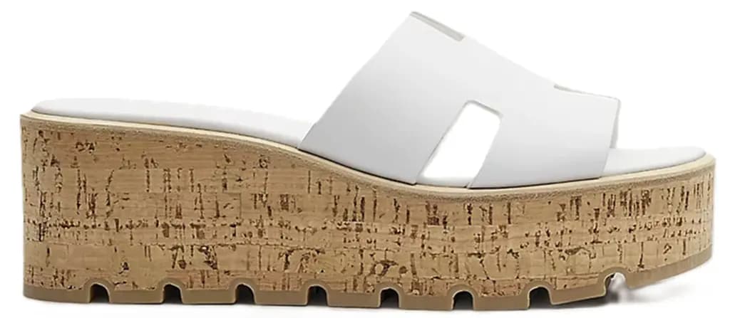 Dép Hermes Eze 30 Sandal 'White' H251309Z-90400 Dép Hermes Eze 30 Sandal 'White' H251309Z-90400