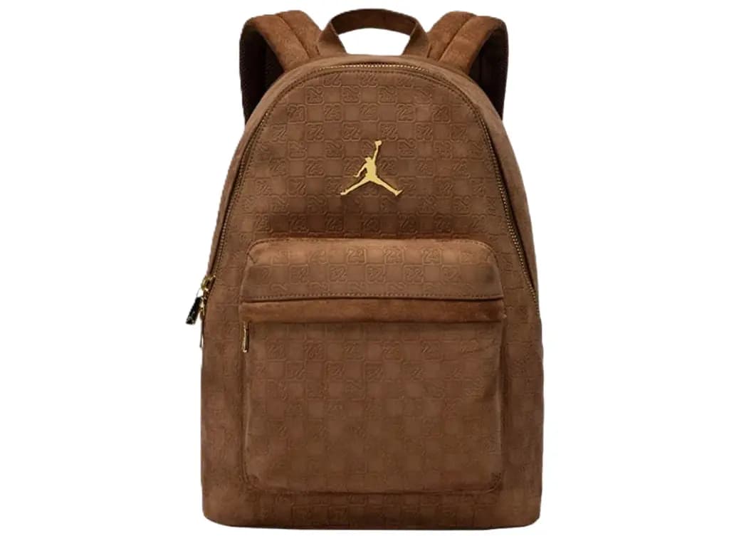 Balo Nike Jordan Monogram Suede 'Brown' JD2533180AD-002 Balo Nike Jordan Monogram Suede 'Brown' JD2533180AD-002