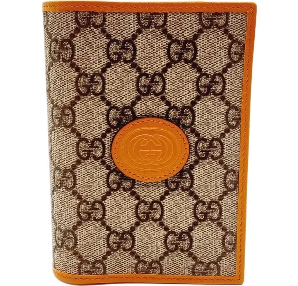 Ví Gucci Leather Trim Canvas Wallet 'Orange' 724562-92TCG-1147 Ví Gucci Leather Trim Canvas Wallet 'Orange' 724562-92TCG-1147