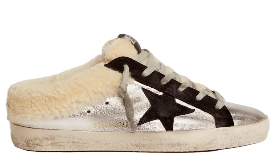 Giày Golden Goose Super-Star 'Silver' GWF00110-F002307-70149 Giày Golden Goose Super-Star 'Silver' GWF00110-F002307-70149
