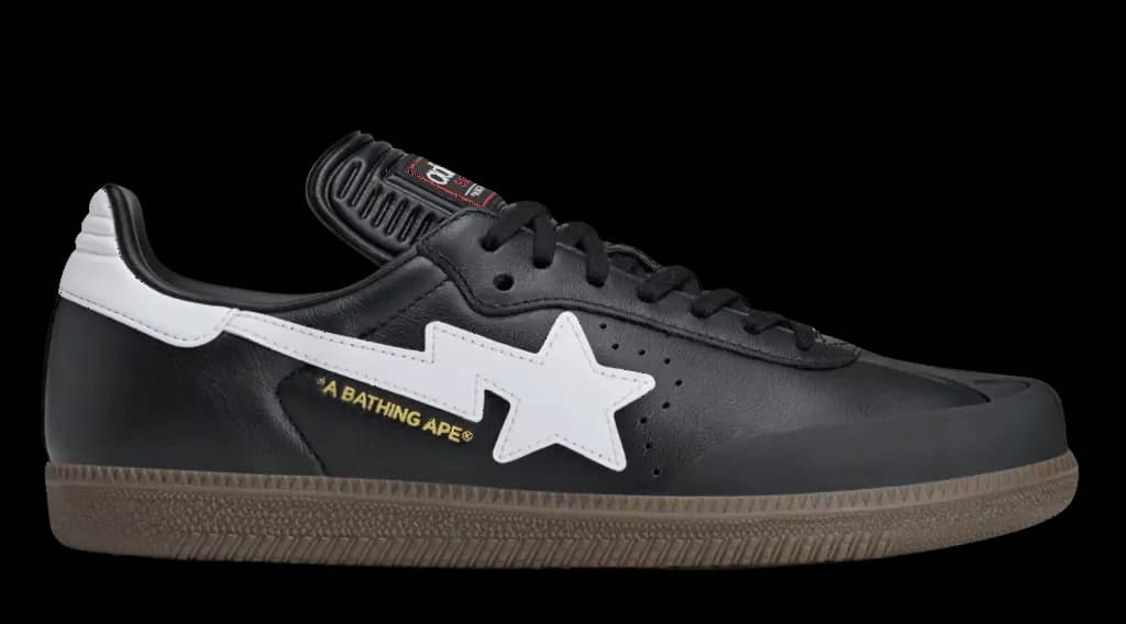Giày Adidas Samba 'Bape Black White' JR9246 Giày Adidas Samba 'Bape Black White' JR9246