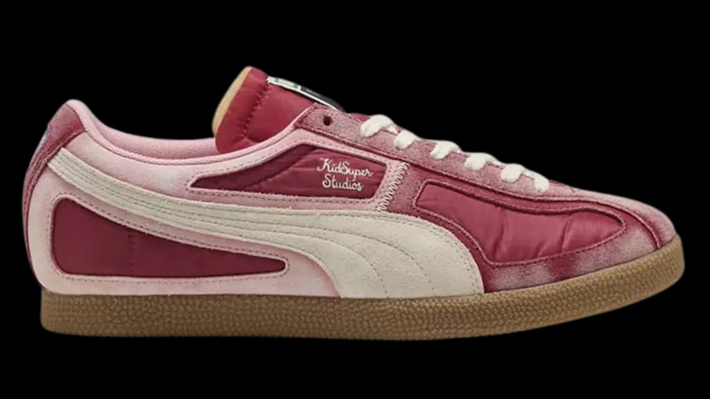 Giày Puma Brasil Panels x KidSuper 'Dark Crimson' 403847-01 Giày Puma Brasil Panels x KidSuper 'Dark Crimson' 403847-01