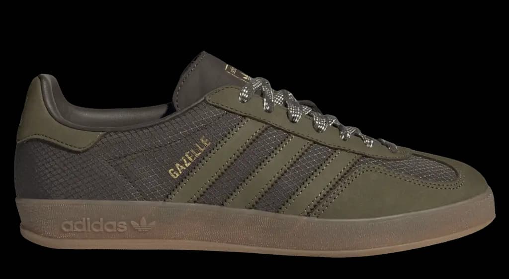 Giày Adidas Gazelle Indoor 'Shadow Olive' JQ8396 Giày Adidas Gazelle Indoor 'Shadow Olive' JQ8396