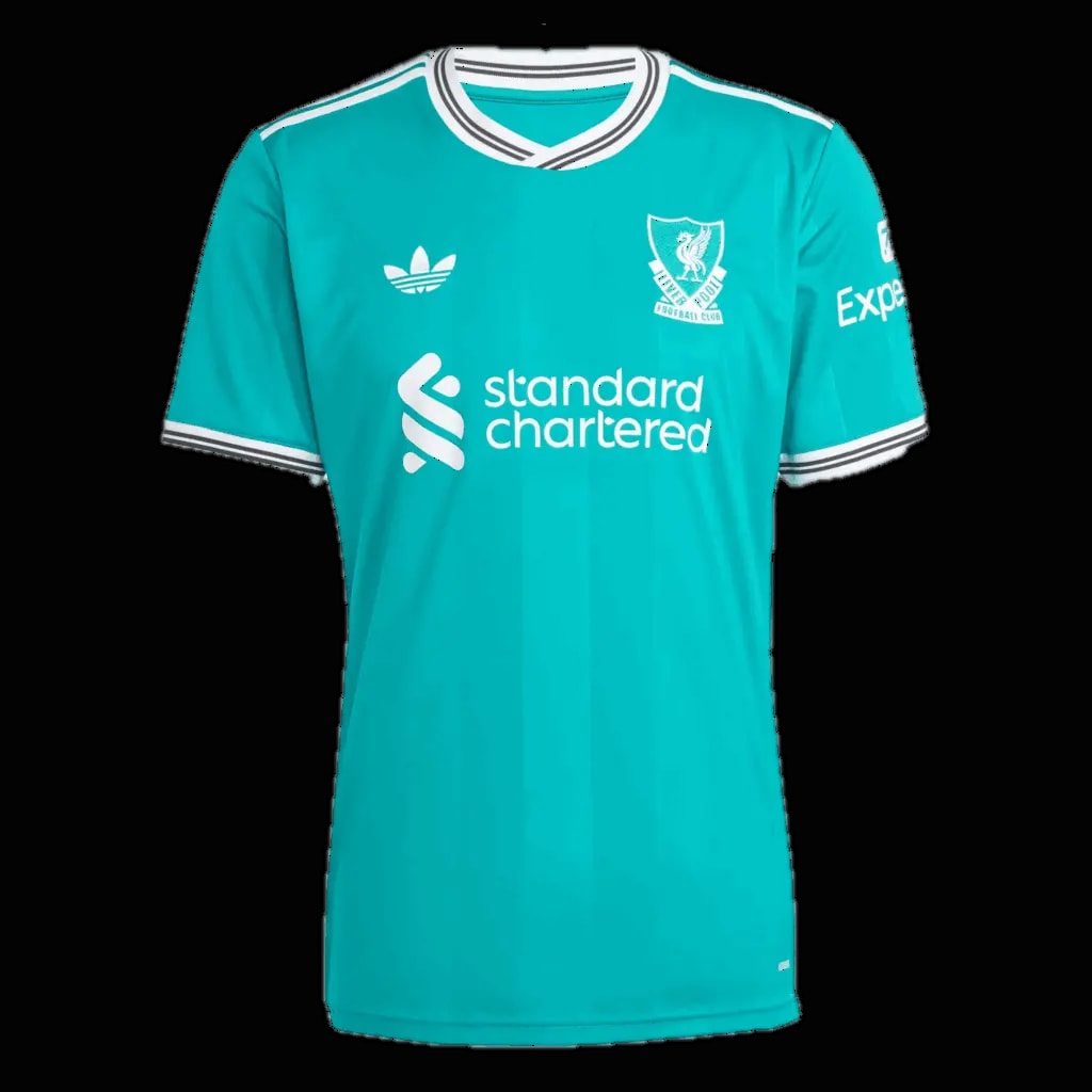 Áo Adidas Liverpool FC 25/26 Third Jersey 'Green' JV6428 — kich-thuoc: L Áo Adidas Liverpool FC 25/26 Third Jersey 'Green' JV6428 — kich-thuoc: L