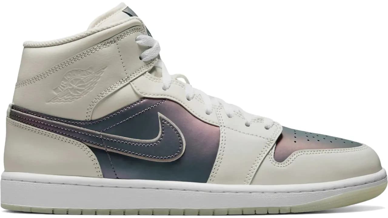 Giày Nike Air Jordan 1 Mid SE 'Phantom Iridescent' IH4107-030 Giày Nike Air Jordan 1 Mid SE 'Phantom Iridescent' IH4107-030