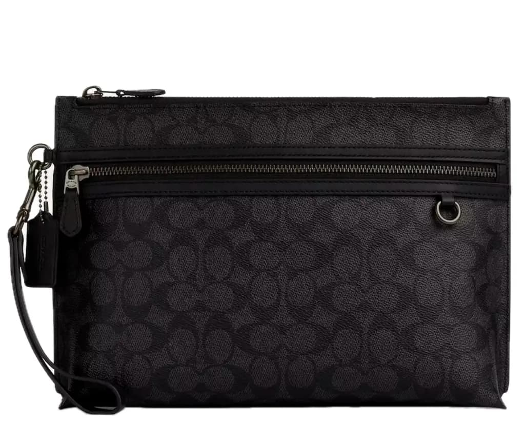 Túi Coach Carry All Pouch 'Black' CY985-QBMI5 Túi Coach Carry All Pouch 'Black' CY985-QBMI5