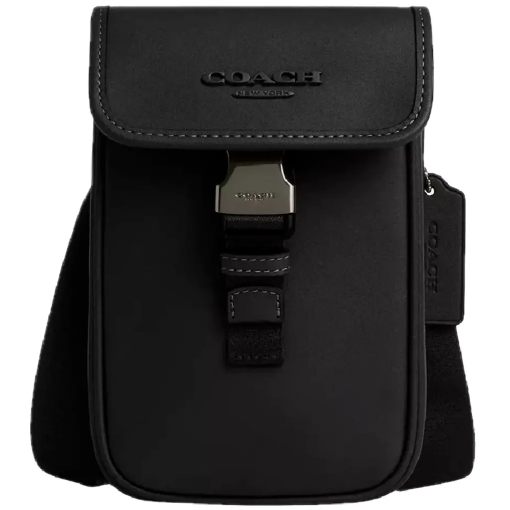 Túi Coach Racer Phone Crossbody Bag 'Black' CT886-QBBK Túi Coach Racer Phone Crossbody Bag 'Black' CT886-QBBK
