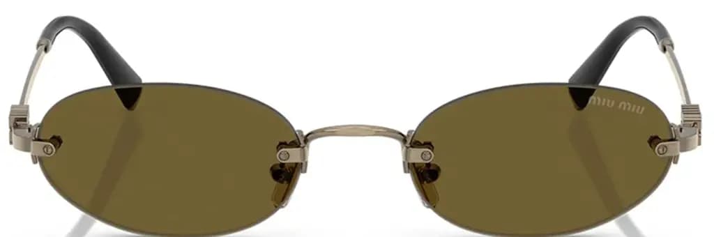 Kính Miu Miu Sunglasses 'Dark Green Gold' 0MU-A54S-26C09Z Kính Miu Miu Sunglasses 'Dark Green Gold' 0MU-A54S-26C09Z