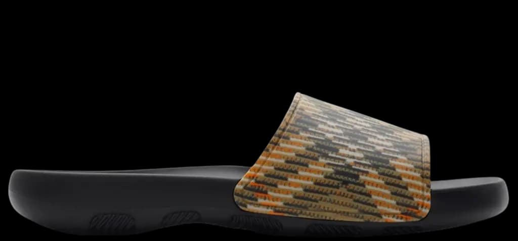 Dép Burberry Check Dive Slides 'Sand' 81021391 Dép Burberry Check Dive Slides 'Sand' 81021391