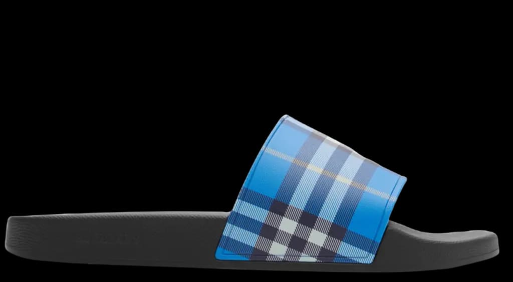 Dép Burberry Logo Slides Optic 'Hyacinth' 81127421 Dép Burberry Logo Slides Optic 'Hyacinth' 81127421