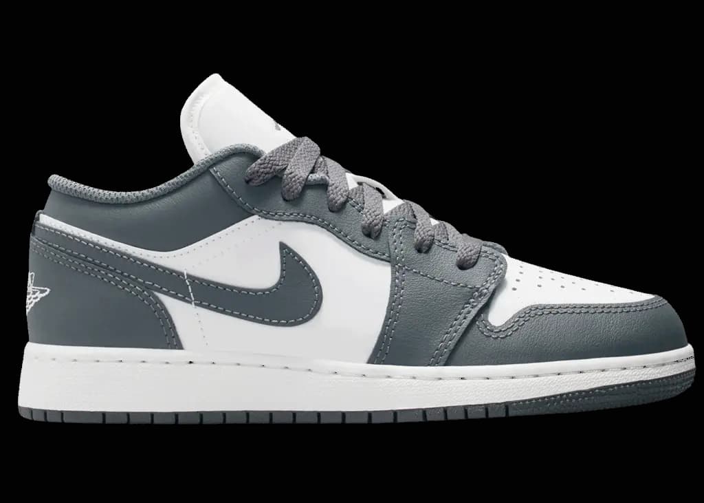 Giày Nike Air Jordan 1 Low 'Grey White' 553560-044 Giày Nike Air Jordan 1 Low 'Grey White' 553560-044