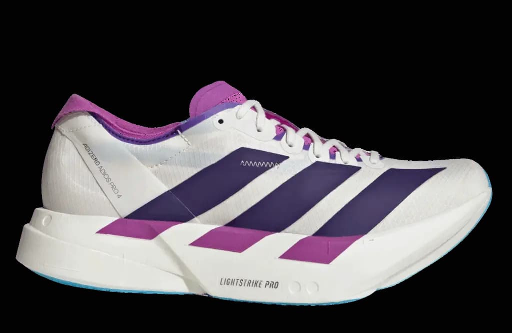 Giày Adidas Adizero Adios Pro 4 'White Purple' JP6397 Giày Adidas Adizero Adios Pro 4 'White Purple' JP6397