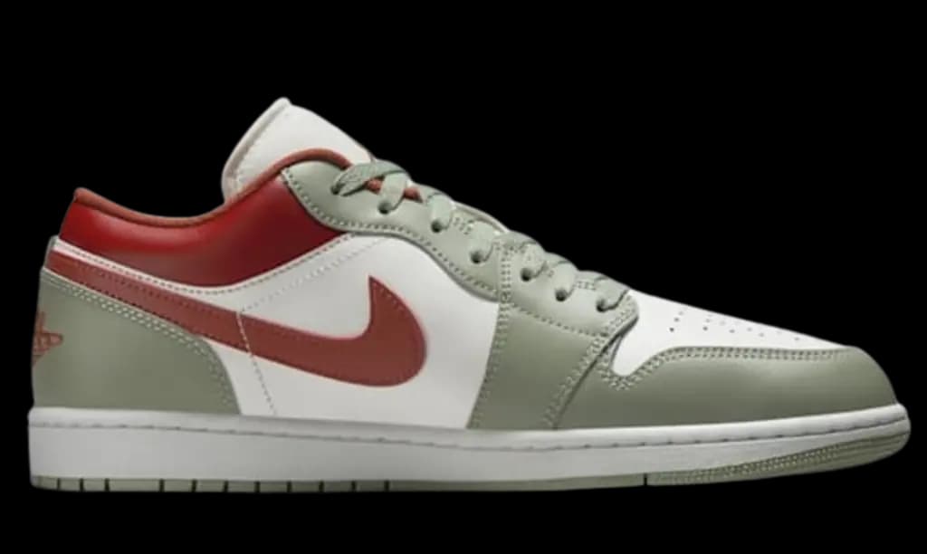 Giày Nike Air Jordan 1 Low 'Jade Horizon & Redstone' 553558-133 Giày Nike Air Jordan 1 Low 'Jade Horizon & Redstone' 553558-133