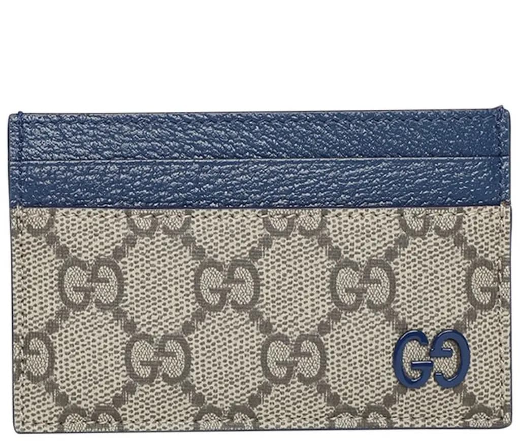 Ví Gucci Monogram Card Holder 'Beige Blue' 768248-FACQC-9751 Ví Gucci Monogram Card Holder 'Beige Blue' 768248-FACQC-9751