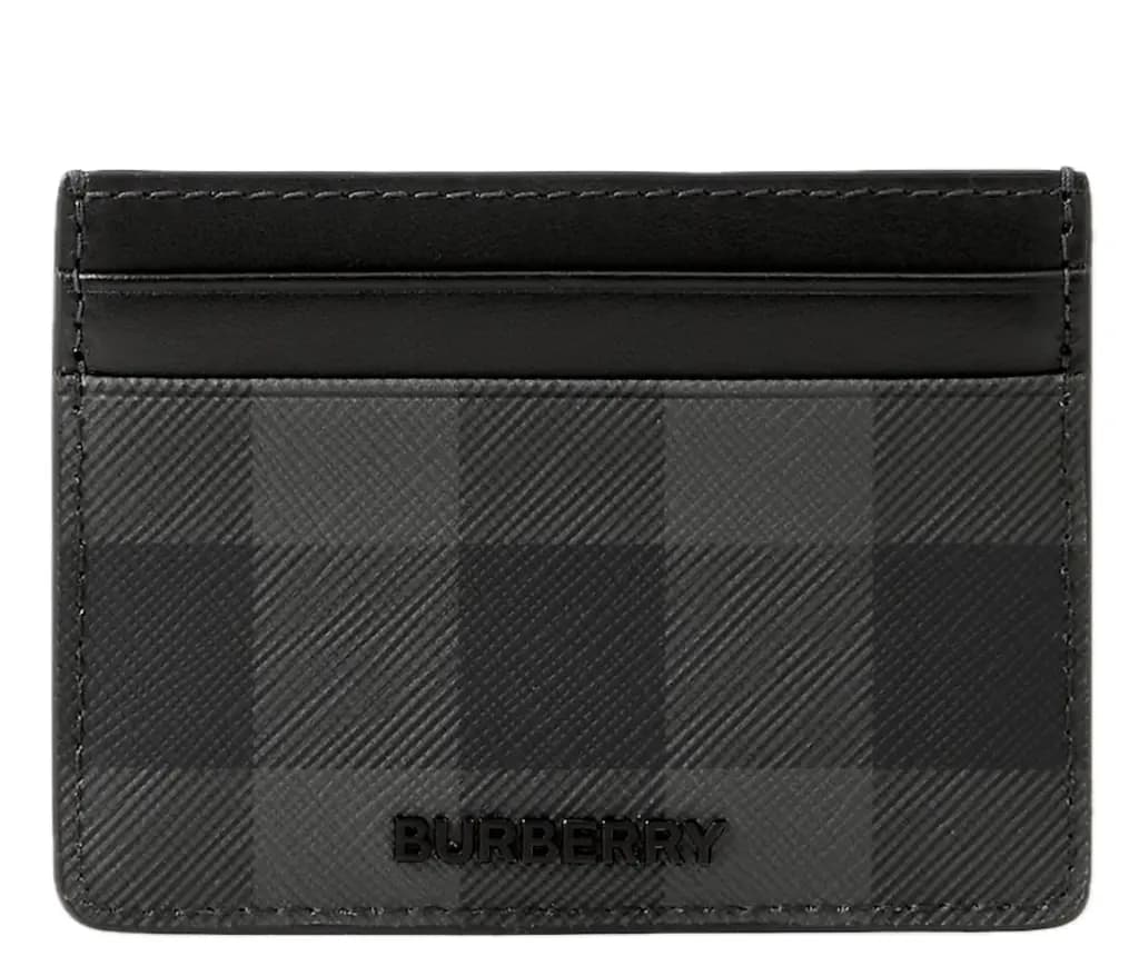 Ví Burberry Check Card Case 'Charcoal' 81122551 Ví Burberry Check Card Case 'Charcoal' 81122551